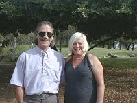  Keith Turner and friend, Margaret, at Wesley Woodson Turner's funeral in 2001.